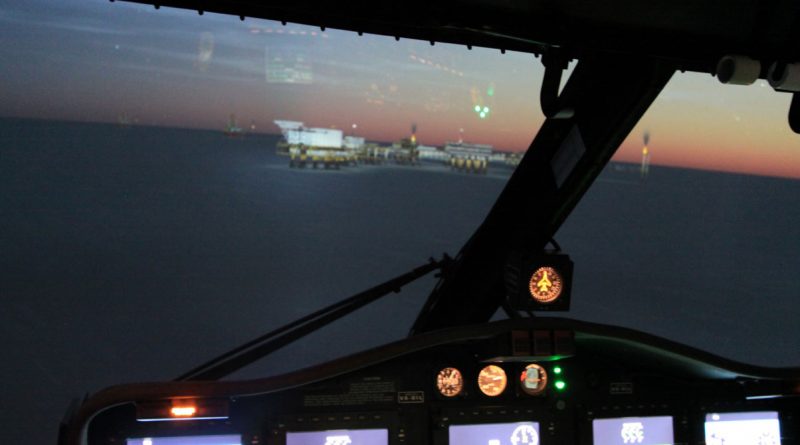 Le simulateur de vol S-92 de Série CAE 3000 au centre MPTC de CAE Brunei