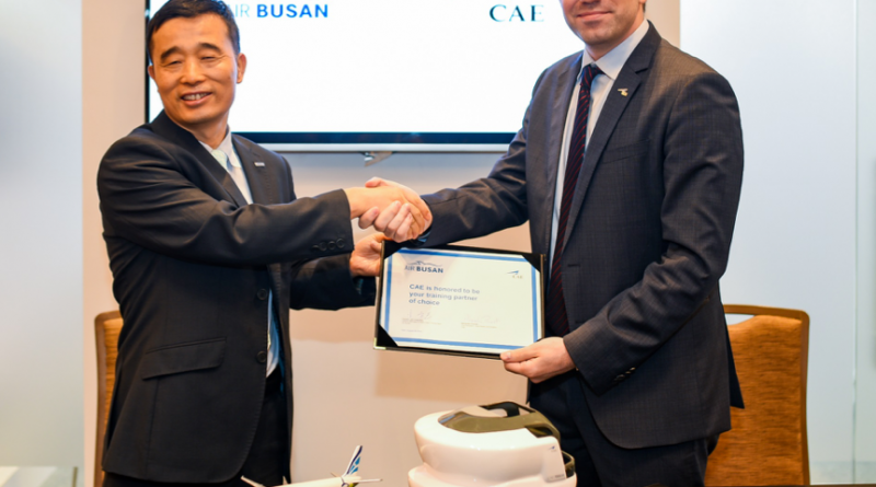 Air Busan and CAE ink a training deal