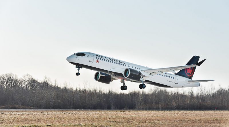 Air Canada's first A220-300 first flight