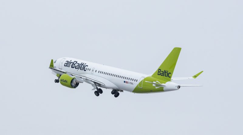 Air Baltic 21st A220-300 first flight